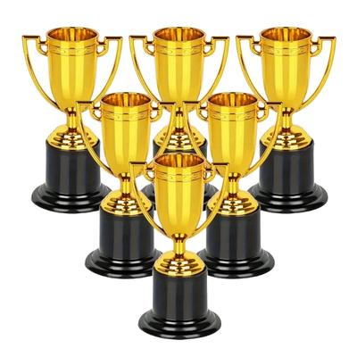 6Pcs Award Trophies Cups Soccer Medals Prize Cup Basketball Football Winners Gifts for Game School Rewarding Supplies