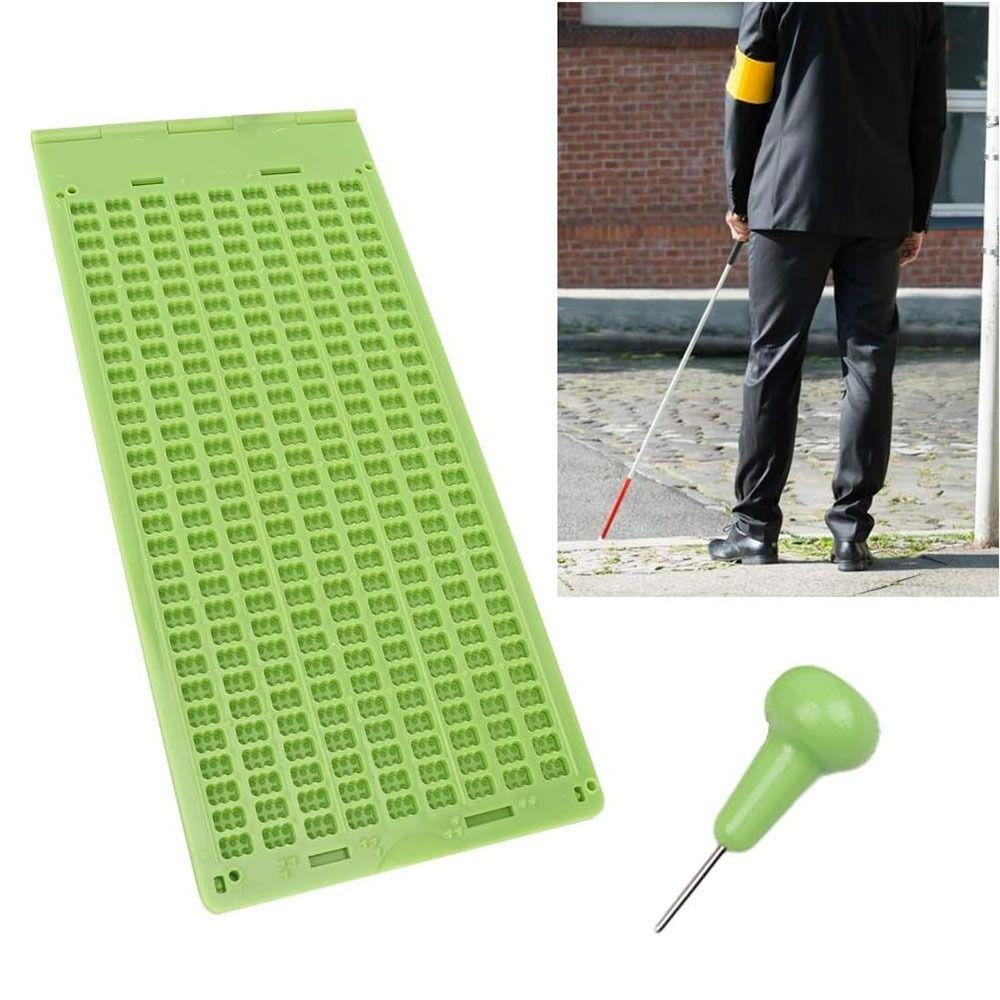 4Lines 28 Cells Braille Writing Board 9Lines 30 Cells Braille Study Supplies  Bedroom