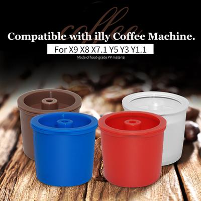 Contenitore per filtro in plastica per capsule di caffè ricaricabili per macchine illy