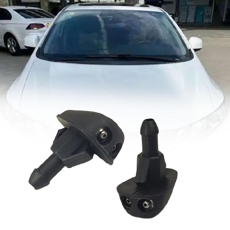 2pcs Car Front Windshield Washer Nozzle Windshield Washer Wiper Nozzles Replacement Automotive Accessories