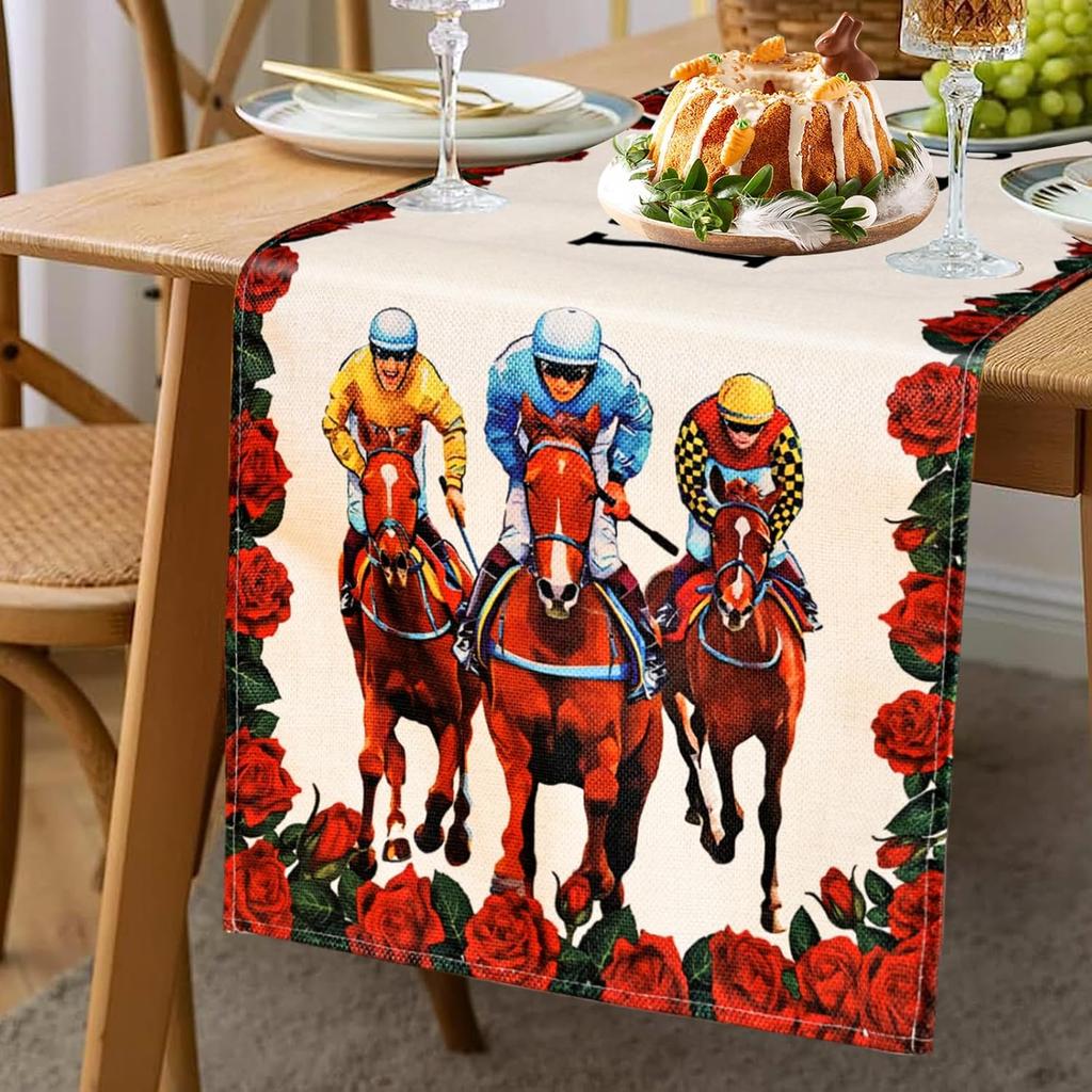 Friendsgiving Table Runner Thanksgiving Table Runner Pumpkin Maple LeavesTurkey Tablecover for Thanksgiving Friendsgiving Party Decorations 73x14inch