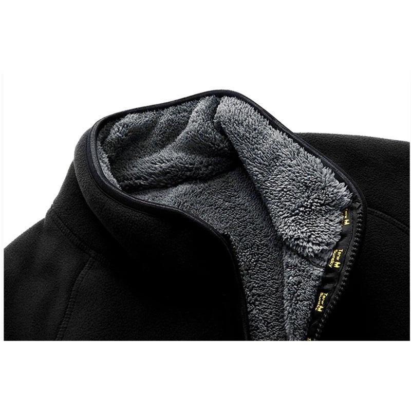 Thickened Winter Fleece Coat Warm Outerwear For Autumn And Winter Comfortable And Soft Plush Jacket For Cold Weather Casual Outdoor Activities