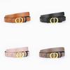 Genuine Leather Doublesided Belt For Women With Alloy Buckle For Casual And Office Wear