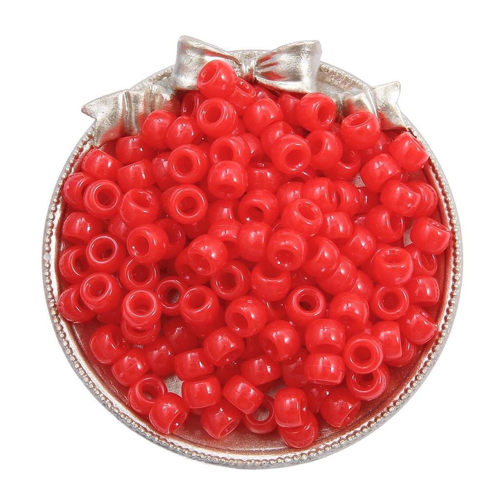 Acrylic Large Hole Barrel Beads 9x6mm for DIY Bracelet Jewelry Making