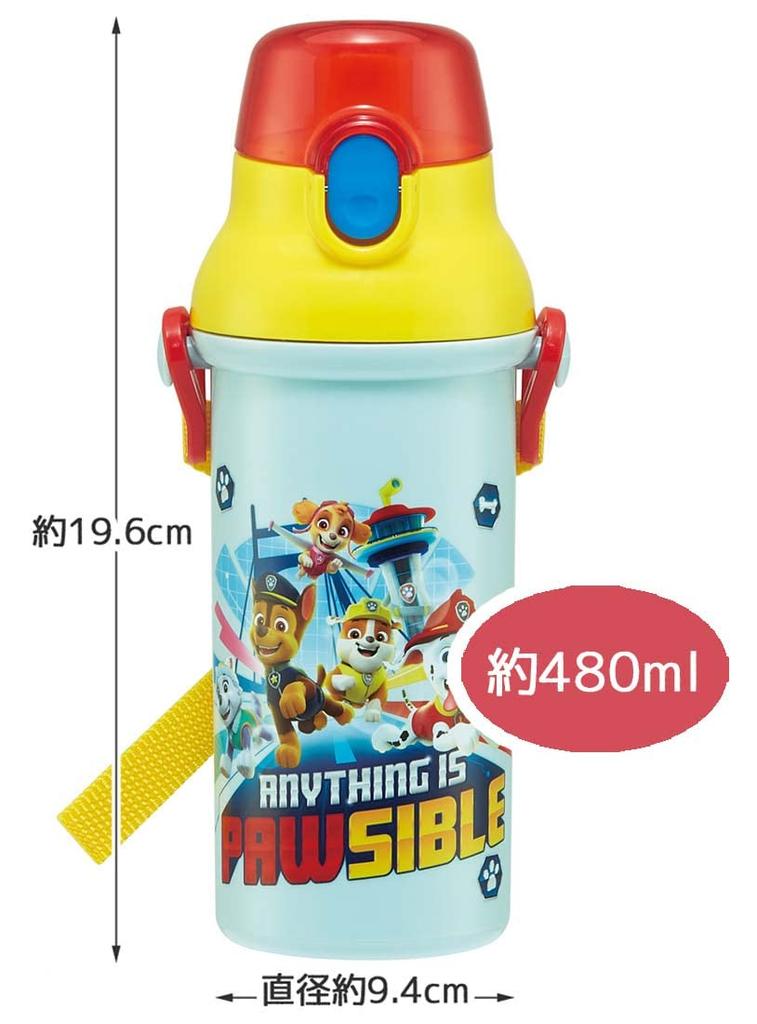 Skater Paw Patrol Water for Made in Bottle, 480ml, Boys, Plastic, Japan, PSB5SANAG-A