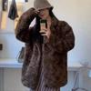Winter Lamb Wool Coat Women's New Loose Thickened Mid-length Coat