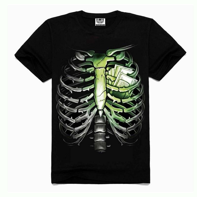 Stylish Summer Unisex Graphic T-shirt Quick-dry Polyester Crew Neck Tee