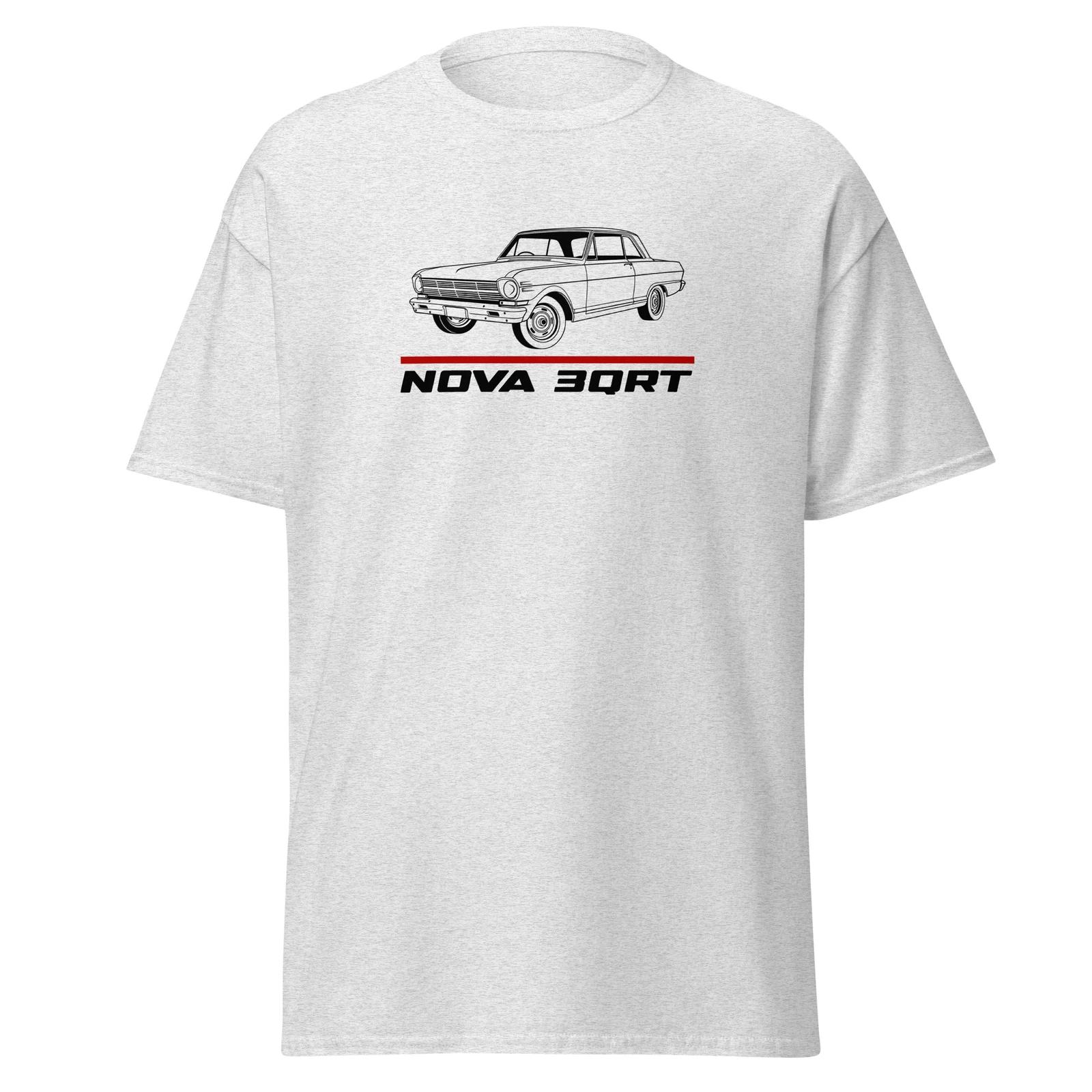 Premium T-Shirt For Chevrolet Nova 1962 3QRT Muscle Car Fans Birthday Gift Tee 3XL
