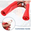 4 Pcs Insulated Alligator Clips, 50A Heavy Duty Alligator Clamps Black Red Boot Metal Spring Loaded Truck Car Battery Electric Test Clips for Car