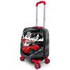 coral high Kids Black Red Anime Car Patterned Children's Suitcase 16738