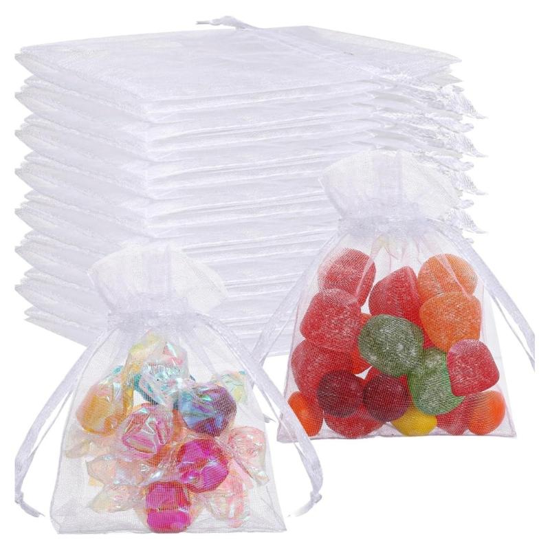 

Small Organza Party Favor Bags 7x9cm Breathable Fabric Gift Pouches For Candy Jewelry Wedding Birthday Decorations 1