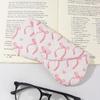 Ins Style Korean Handmade Cloth Love Printing Women's Cloth Glasses Bag Quilted Eyeglasses Pouch Heart Eyewear Storage Case
