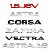 1Pc Metal 3D Sticker Emblem Car Body Fender Side Rear Trunk Bumper Badge Logo Decal Letter Labeling Opel Astra Zafira Corsa Vectra