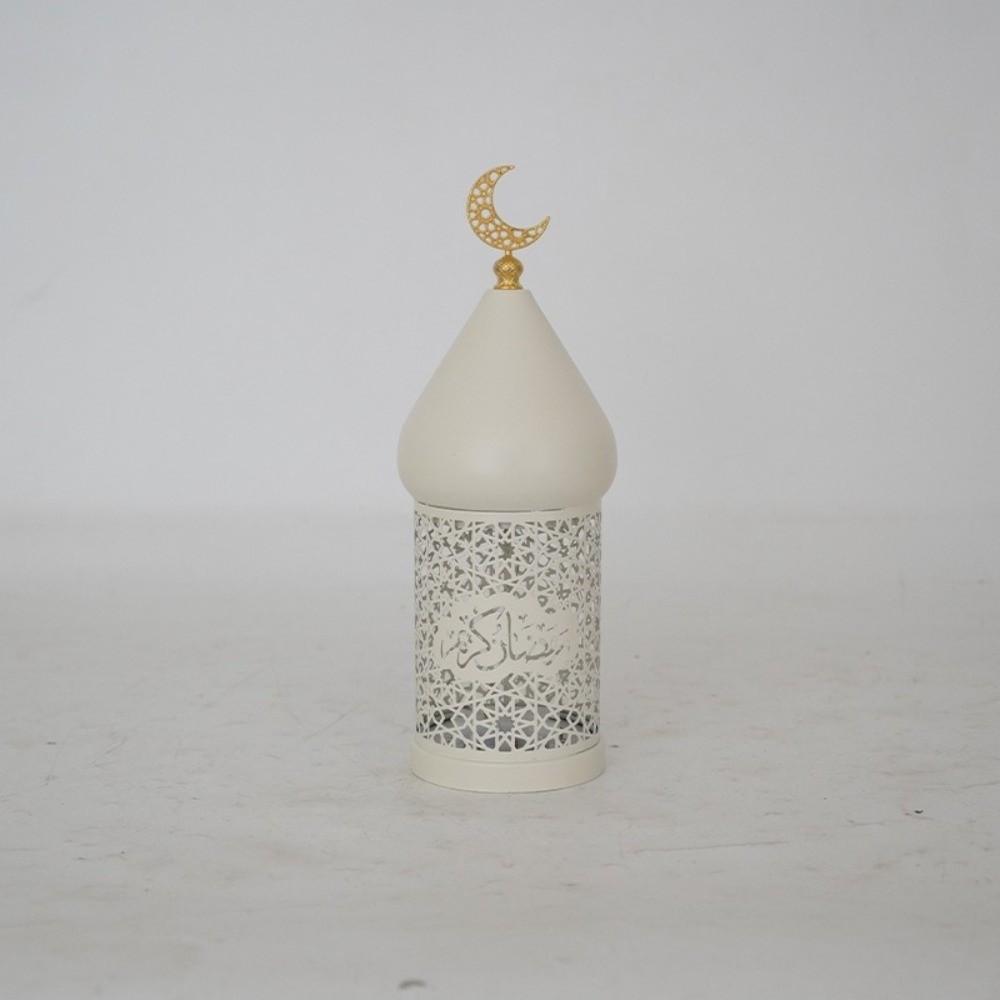 Hollow Pattern Moroccan Night Light Soft LED Light Masjid Lantern Moon LED Lamp  Eid Mubarak