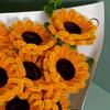 300pcs Nylon Iron Pipe Cleaners, Sunflower Bouquet Fluffy Stems, for DIY Craft Projects
