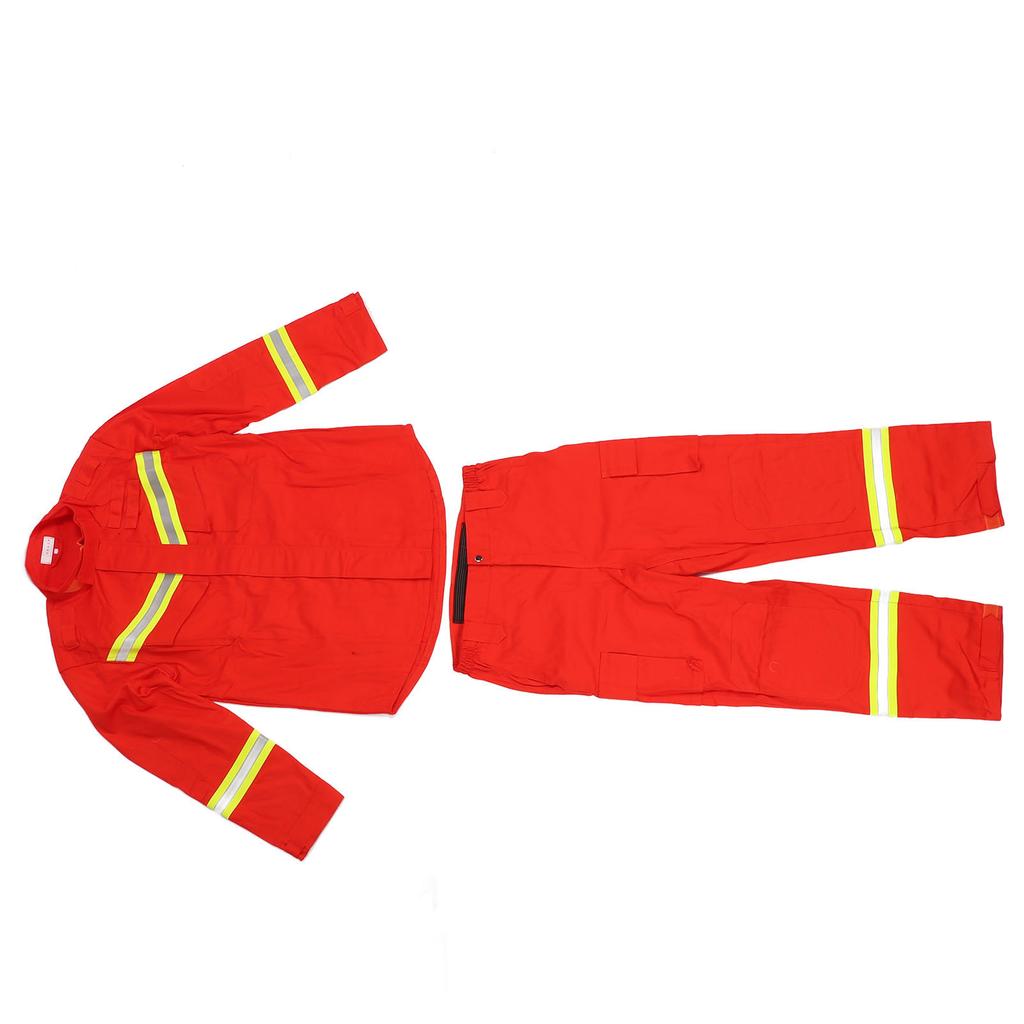 Firefighter Rescue Suit Flame Retardant Gear Protective Clothing for Firefighting Emergency Relief