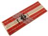 [Sarasa] Authentic Chikuzen Hakata-ori Silk Datejime (Kimono Sash) - Made In Japan - Red (Striped)