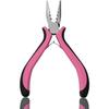 Hair Extension Pliers with 3-Hole Design for Micro and Nano Rings, Durable and Ergonomic Hair Extension Tools