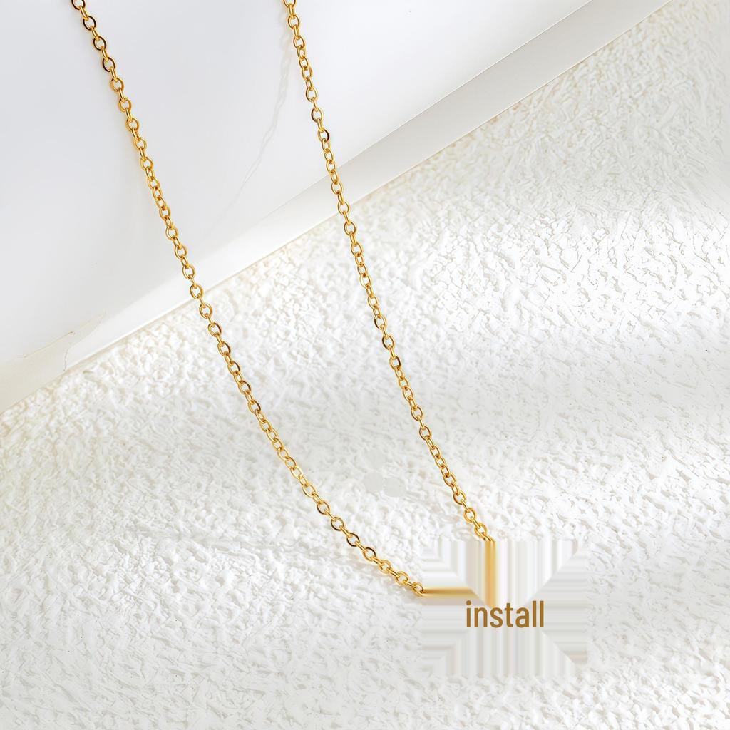 Women's Little Star Titanium Steel Necklace – Elegant, Feminine Clavicle Chain, Perfect Christmas Gift