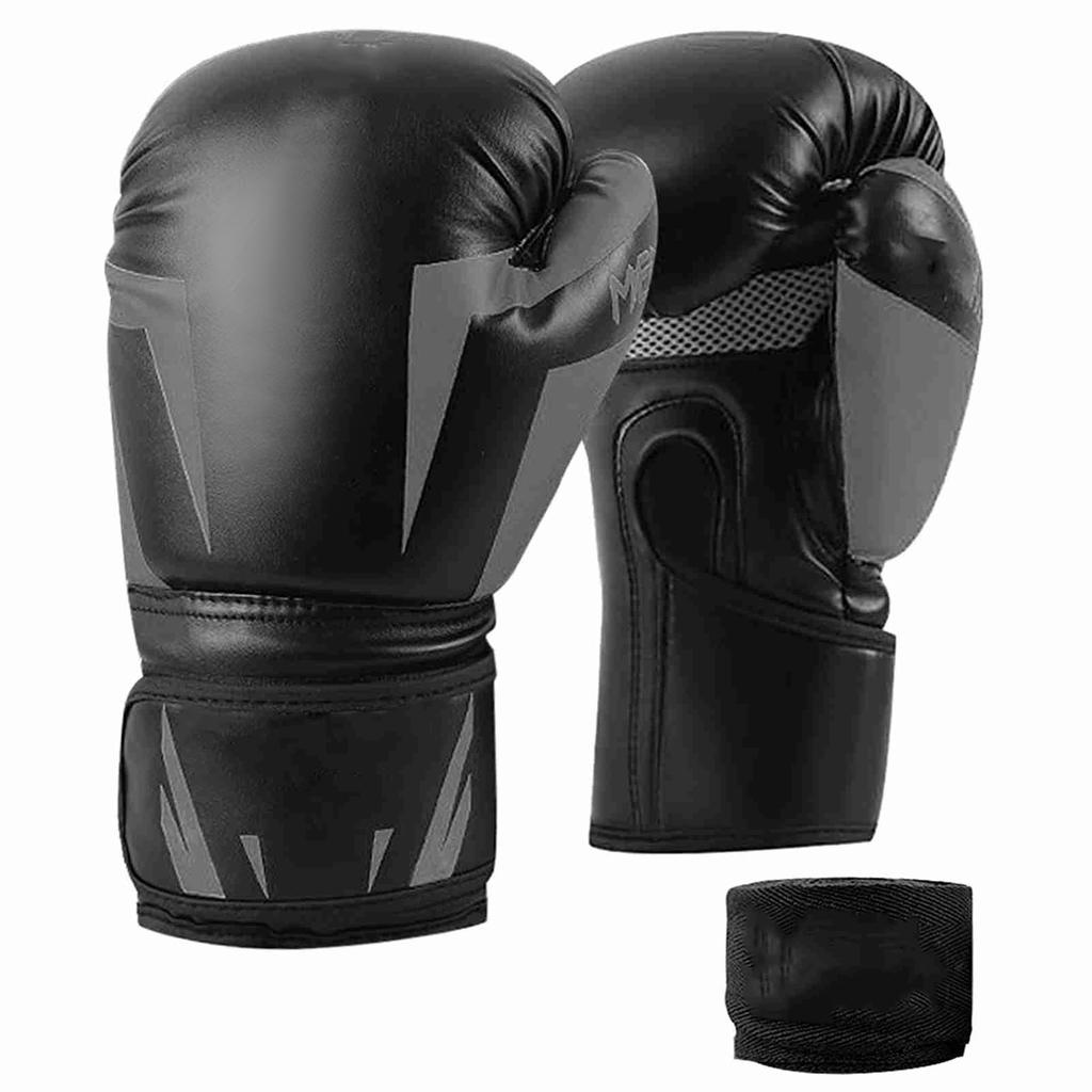 Boxing Gloves Breathable Ergonomic Adult Boxing Sparring Training Gloves with Wrist Support Straps for Kickboxing Muay Thai