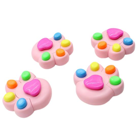 Cat Paw Highlighter Set Cute Animal Shaped Marker Pens for Note Taking