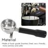 58MM Stainless Steel Coffee Machine Bottomless Filter Holder Portafilter for Rocket/ Expobar Double Mouth/ E61/ FAEMA