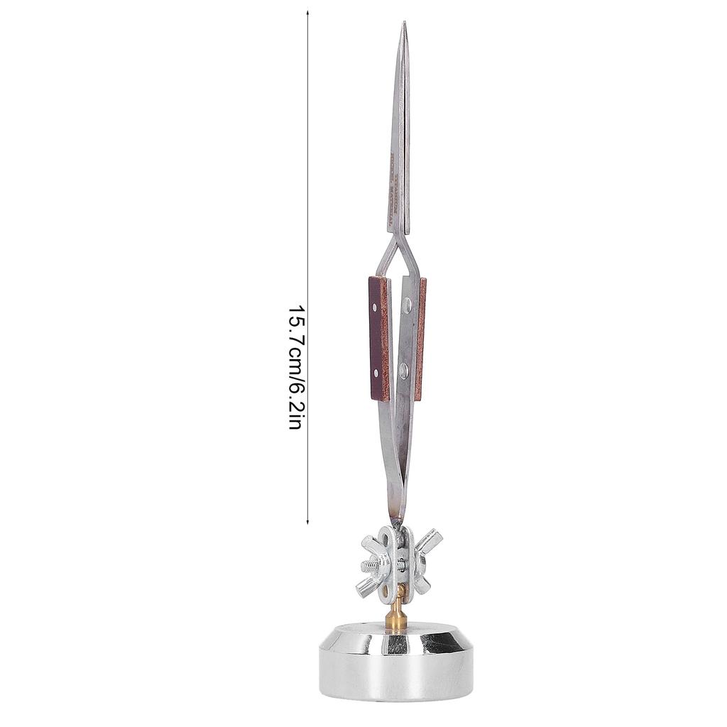 Base Metallico Terza Mano con Pinzette Morsetto per Saldatura Ferramenta Strumenti per Gioielli