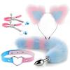 Erotic Ear Hairpin Vestibule Anal Plug Female Utensils Sex Toys Sm Metal Erotic Set Foxtail Four Sets