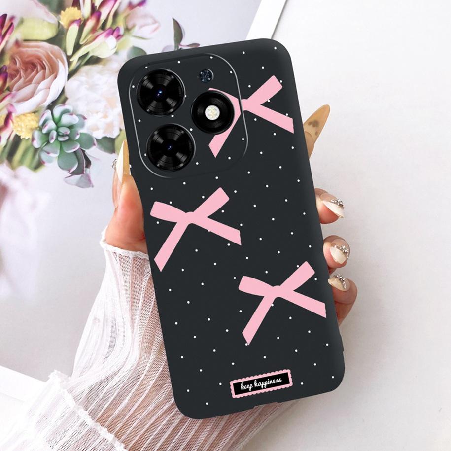 For Tecno Spark Go 2024 Case Spark 20 20C Shockproof Cover Fashion Butterfly TPU Soft Silicone Phone Shell For Tecno Pop 8 Funda