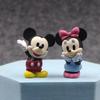 Model 6Pcs Disney Anime Mickey Mouse Action Figure Minnie Pooh Bear Dumbo Kawaii Cartoon Doll PVC Collectible GK Toy Kids Gift