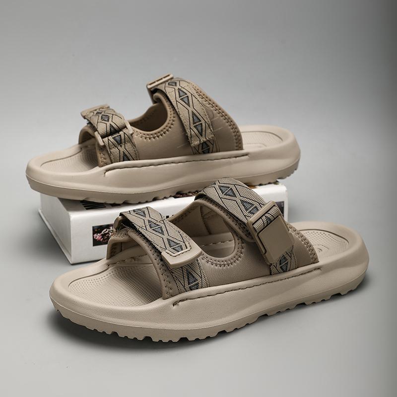 Quick Dry Summer Men's Sandals Outdoor Beach Casual Slippers Non-Slip New Design Half Drag Leisure Walk Male Wading Aqua Shoes