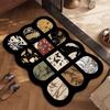 Bathroom Mat Soft Diatomaceous Earth Mat Water Absorbent Non-Slip Quick-Dry Thickened Customizable Soft Mat Water Absorbent Quick-Dry