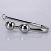 Stainless Steel Anal Hook Butt Plug Prostate Massager For Adults With Ball Sex Toys