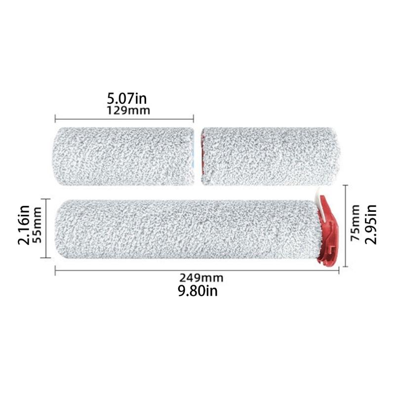 Main Brush Vacuum Cleaner Brush Replacement Rollers Brush Vacuum Cleaner Accessory Plastic Material for A10 Plus Model