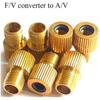 To Bike Tire French Valve Adapter Bicycle Accessories Valve Adapter Bike Value Converter