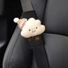 1pc Short Four Season Universal Ice Silk Car Seatbelt Cover Cute Cartoon Cloud Auto Shoulder Strap Harness Cushion Protector Pad