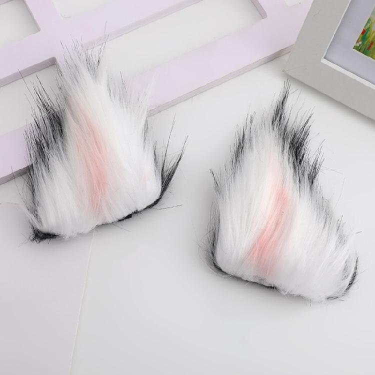 Plush Cat Ear Hair Clip Halloween Costume Cosplay Hairpin Theme Party Headdress