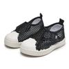 Unisex Kids Flat Shoes for Summer Air Mesh Breathable Net Fabric Sneakers for Boys Girls School Children Casual Shoes Anti-kick