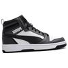 Puma Rebound Mid Shadow Grey Black Unisex-Sneaker Weiß 392326-03
