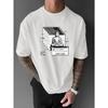 European sizes Play Memes, Fun Cyber Buddha, Malfunction Pop-up Pattern, Letter Printed T-shirt
