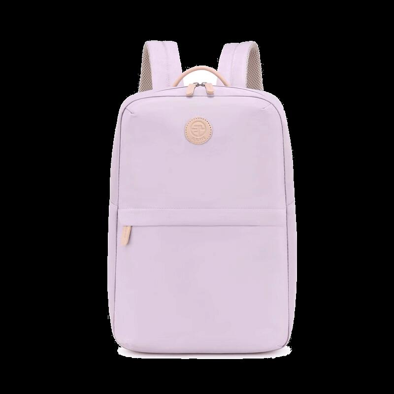 Image Style Matte Color-block Casual Backpack