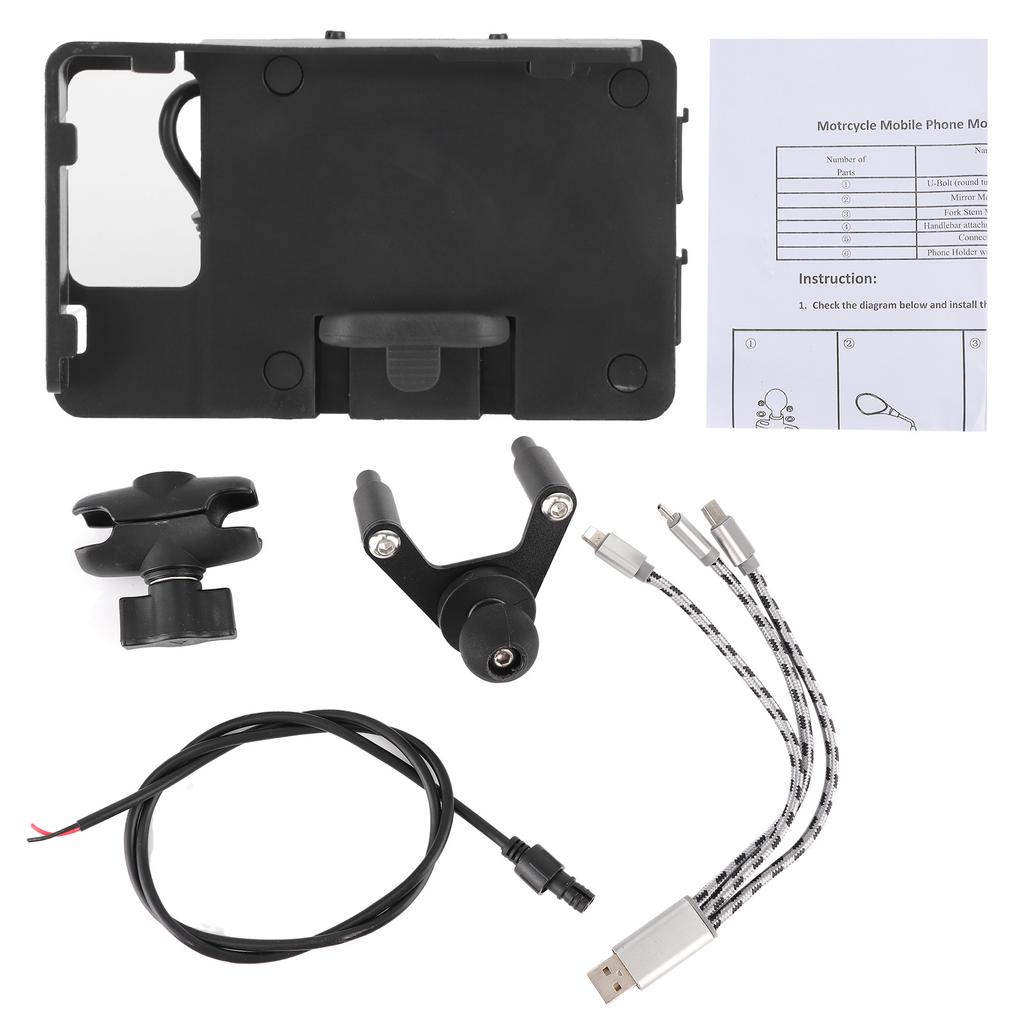 Motorrad Handyhalterung USB Ladehalterung Passend für Ducati 939 939S Supersport SuperSportS 17?20