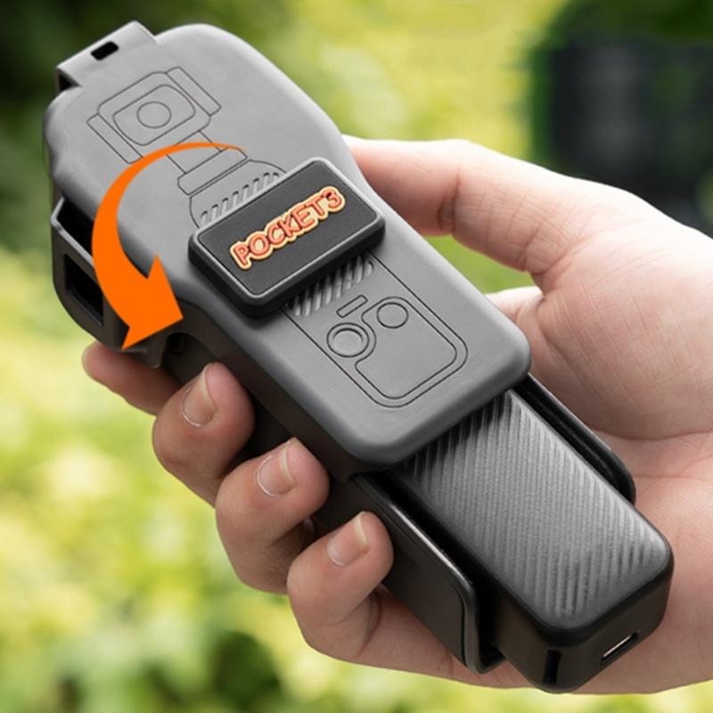 Flip Cover Camera Lens Protectors Featuring Shockproof ABS Material And Compactly Carrying Case For Accessories
