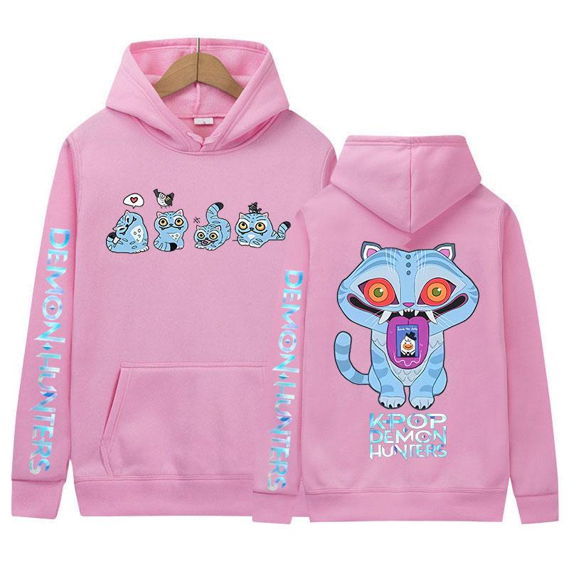 2025 K-Pop Dämonenjäger Film Grafik Kapuzenpullover Herren Damen Mode Harajuku Pullover Sweatshirt Lässige Übergroße Langarm-Hoodies