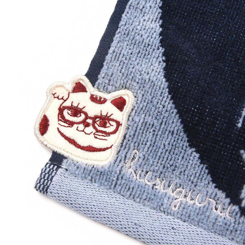 Towel Cat Beckoning BL [Kusuguru Japan] Handkerchief,