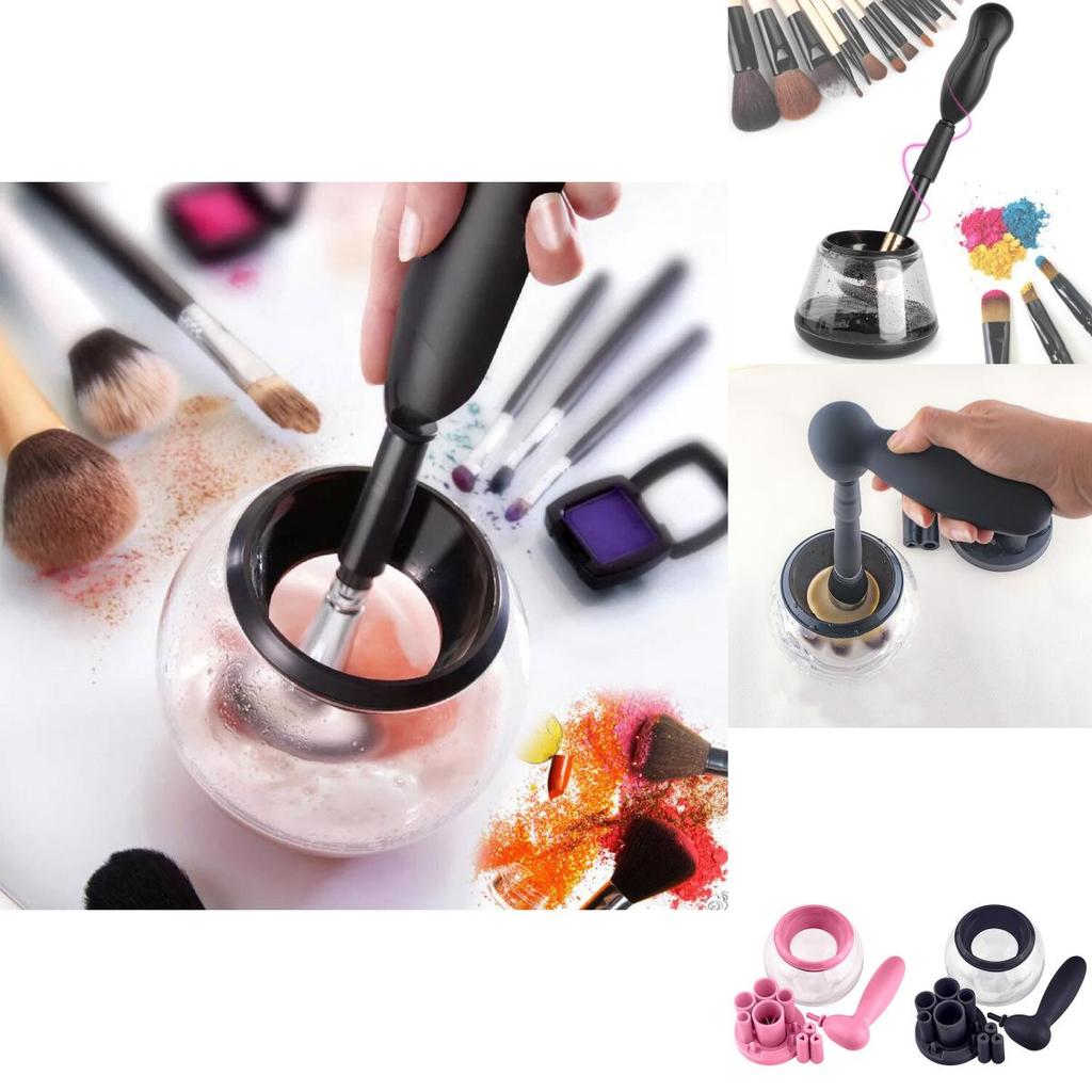 Auto Cleaning Washing Tool For Makeup Brushes Get A Deep Clean With Ease