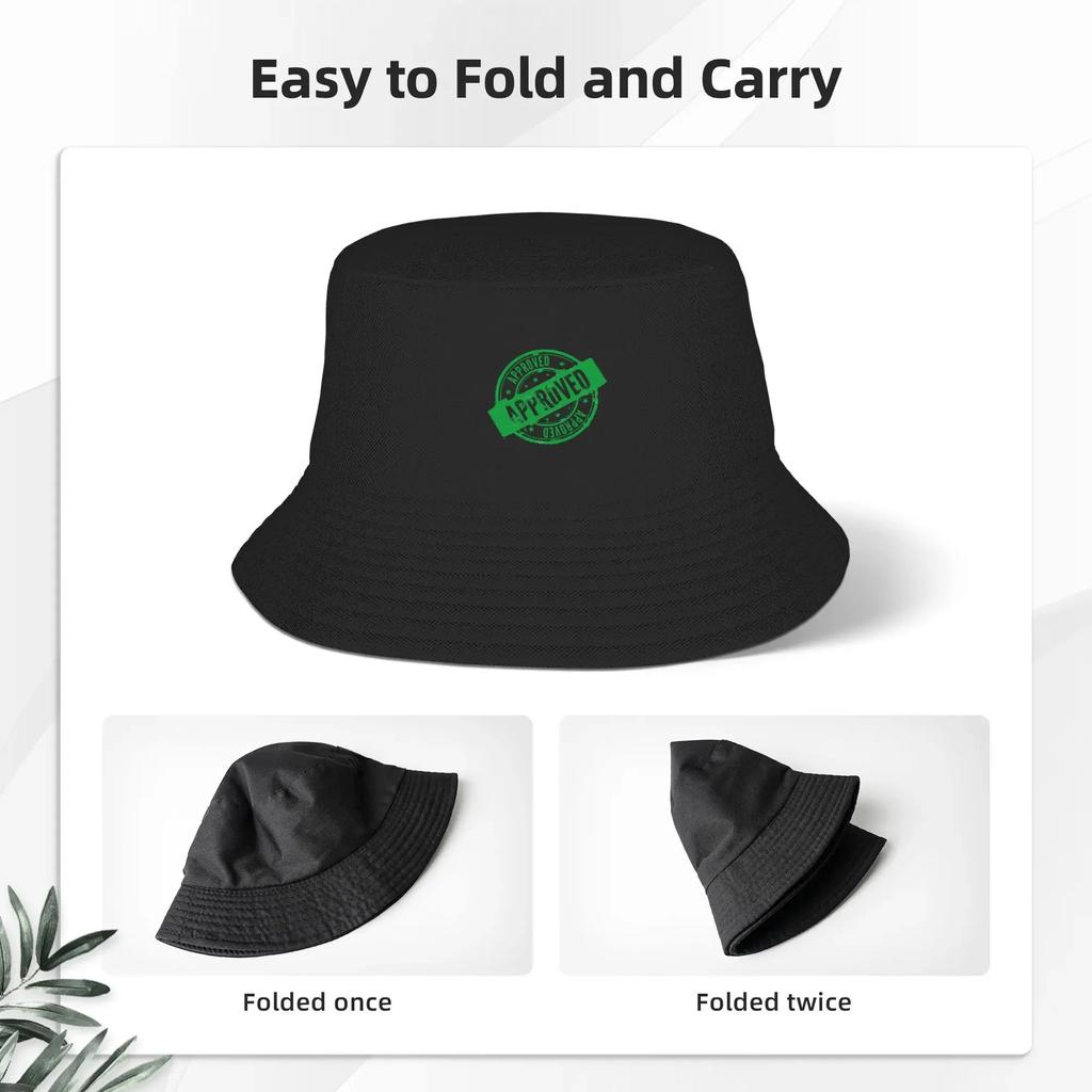 Approved  Design Bucket Hat  Man Women Unisex Versatile Outdoor Sunscreen hats Fishing Hunting Cap Summer Beach