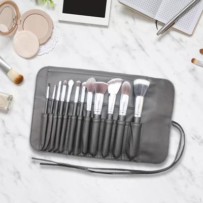 Makyaj Fırçaları Düzenleyici Çanta, Kozmetik Kılıfı Pouch, Kompakt Taşınabilir Seyahat Boyu, Makyaj El Çantası, Fırça