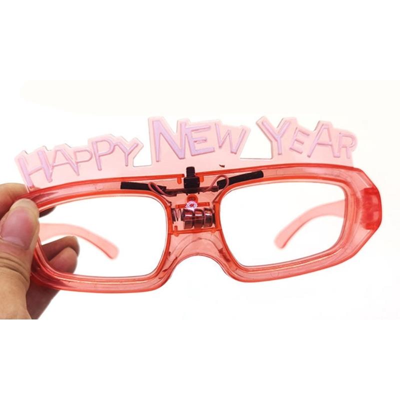 Multi Color Glowing Plastic Glasses With Replaceable Battery Easy to Operate Perfect For Dance Parties Celebrations