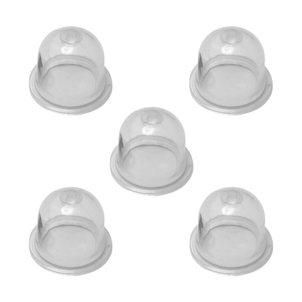5pcs Carburetor Primer Bulbs Replacement for Chainsaw Brush Cutter Transparent Fuel Carburetor Primer Bulb Oil Bubble
